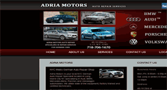 Desktop Screenshot of adriamotors.com